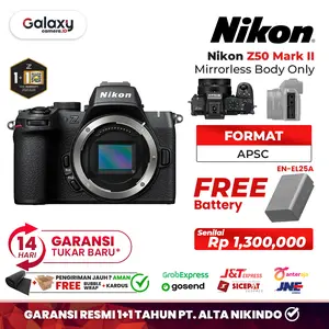 Nikon Z50 II Body Only Mirrorless Camera Z50 Mark II Kamera Z50II Garansi Resmi