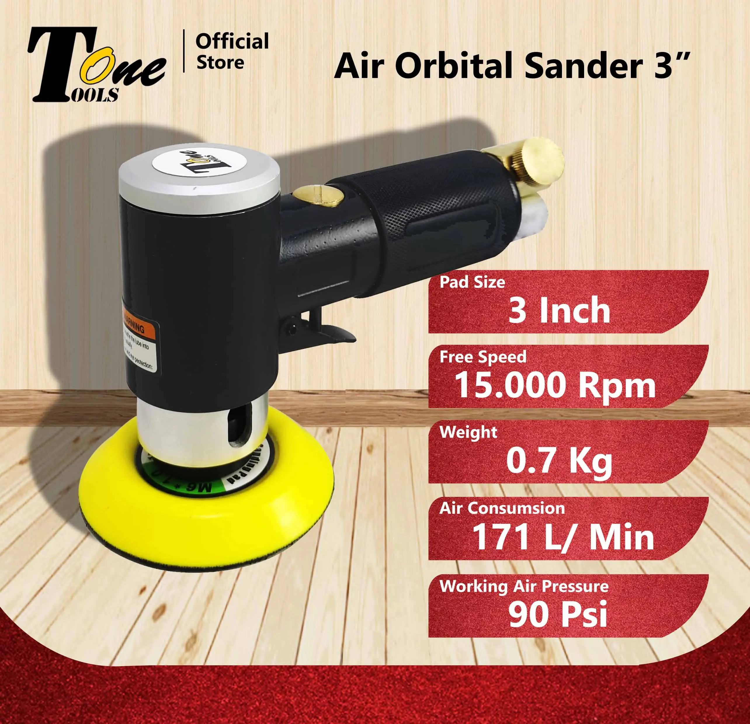 Air Orbital Sander 3 Inch High Quality