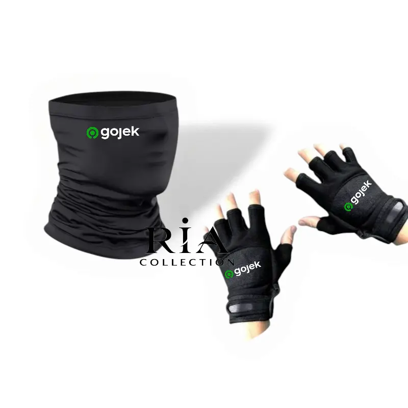 2 In 1 Paket Hemat Sarung Tangan Setengah Jari Prepet Ojoll ( Goj3k)