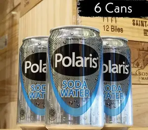 Polaris Soda Water Can Air Soda 6 Cans x 330 ml
