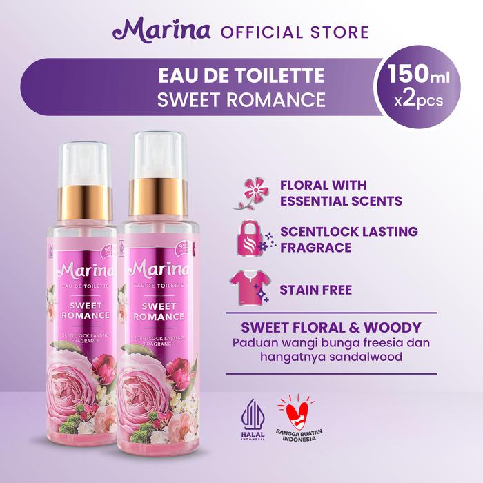 Gambar Marina Eau De Toilette - Sweet Romance [150 mL / 2 pcs] dari TempoStore Kota Administrasi Jakarta Timur Tokopedia