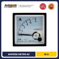 Gambar Ampere Meter Analog AC 10 A Direct 72 x 72 TAB dari INDOLISTRIK OFFICIAL TNG Kota Administrasi Jakarta Pusat 1 Tokopedia