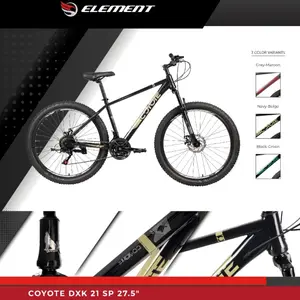 SEPEDA GUNUNG MTB 24 26 27.5 INCH ELEMENT COYOTE 21 SPEED REM CAKRAM