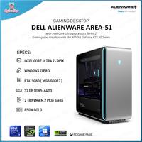 Gambar DELL ALIENWARE AREA-51 2025 GAMING DESKTOP ULTRA 7 265K 32GB RAM 2TB SSD RTX 5080 16GB VRAM WIN 11 PRO dari MYCOMSHOP Kota Administrasi Jakarta Utara 1 Tokopedia