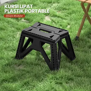 Kursi Lipat Jongkok Mini Kursi Plastik Anak Bangku Lipat Portable Serbaguna Foldable Murah - A1101