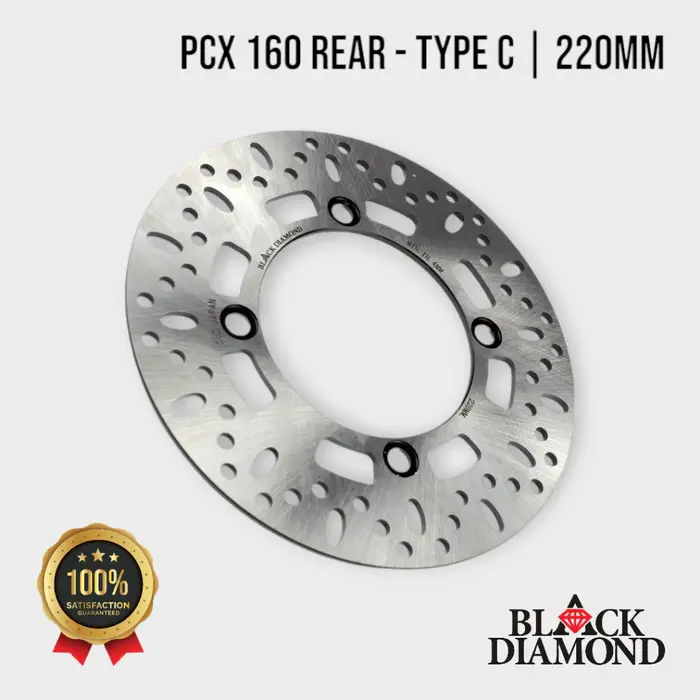 Gambar Black Diamond - Rear Disc Brake 220mm PCX 160  K1Z / Stylo 160 Piringan Cakram Belakang - Type A dari Black Diamond Official Store Kota Administrasi Jakarta Timur 5 Tokopedia