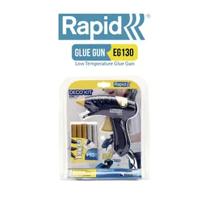 Rapid Oval EG130 Low Temperature Glue Gun Original Swedia Lem Tembak Suhu Rendah
