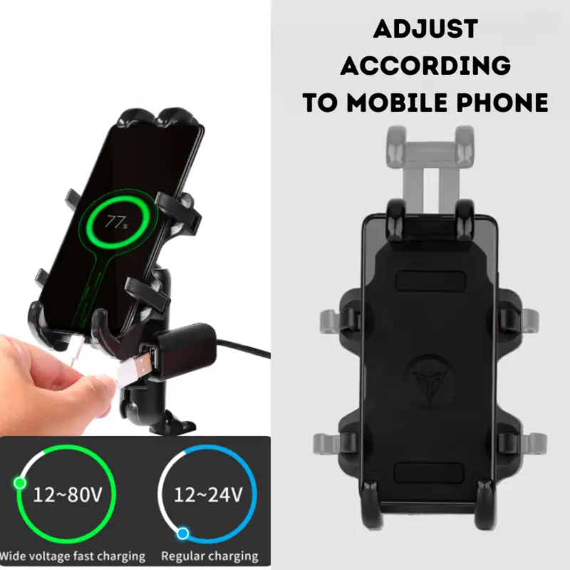 Phone Holder Motowolf  Holder Motor Usb Charge Fast Charging 2