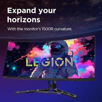 Gambar LENOVO G34W-30 | LED 34" Curved UltraWide 0.5ms 170Hz Gaming Monitor - R34W-30 dari Lezz Computech Kota Administrasi Jakarta Utara 2 Tokopedia
