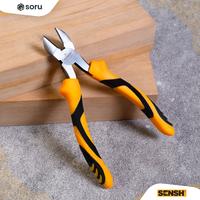 Gambar SORU - Tang Potong Kawat 8 Inci Diagonal Pliers 8 Inch - SENSH SH11649E dari Soru Indonesia Kota Bandung 5 Tokopedia