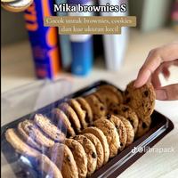 Gambar 50 Pcs - Mika Brownies S / Tray Sushi Kotak Per Pack Mika Kue Box Brownies S dari Libra Pack Kota Tangerang 2 Tokopedia