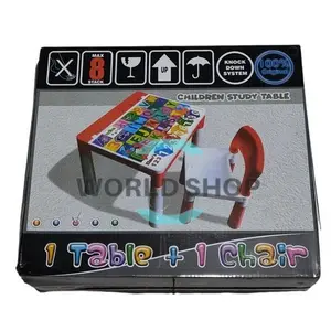 Tergacor MEJA BELAJAR DAN KURSI ANAK SET - AKAKO Terbaik