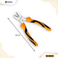 Gambar SORU - Tang Potong Kawat 8 Inci Diagonal Pliers 8 Inch - SENSH SH11649E dari Soru Indonesia Kota Bandung 3 Tokopedia