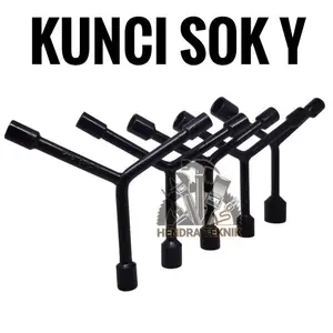 KUNCI SOK Y 8X9X10 8X10X12 10X12X14 10X11X13 12X14X17 SOCK Y CABANG 3 8MM 10MM 11MM 12MM 13MM 14MM 17MM SHOCK SHOK Y CRV MURAH