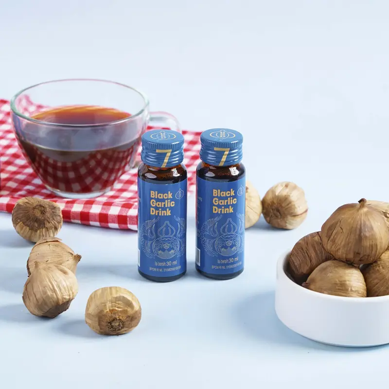 HSD Black Garlic Drink Original & Peach - Minuman Ekstrak Bawang Hitam Bebas Pengawet & BPOM 7