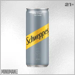 SCHWEPPES SODA WATER CAN 250ml