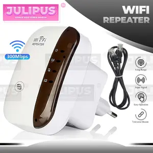 Wifi Repeater wifi 300Mbps Access Point Wireless Penguat Sinyal Amplifier Signal Booster