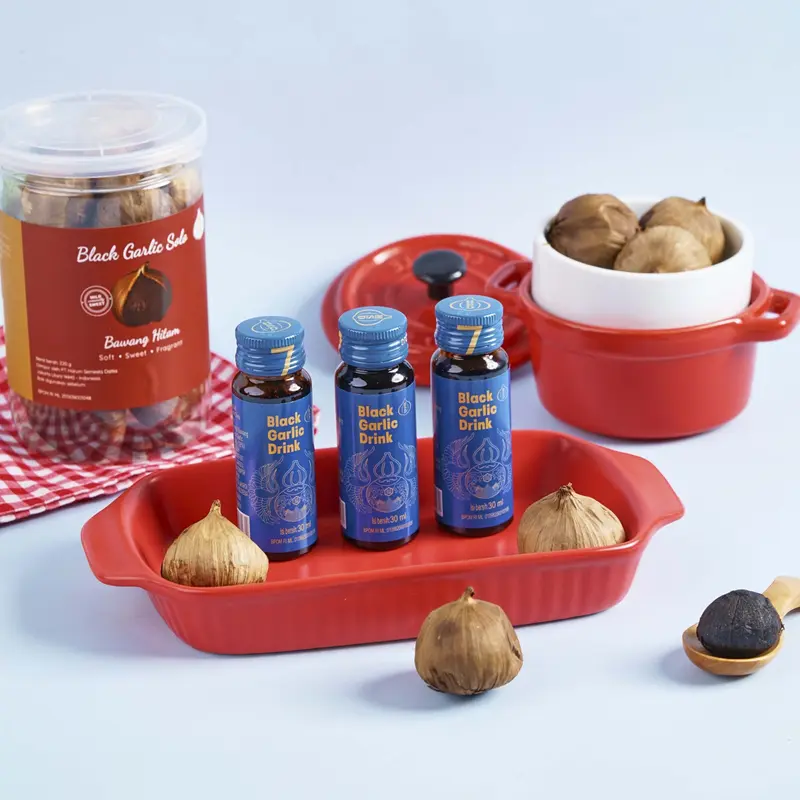 HSD Black Garlic Drink Original & Peach - Minuman Ekstrak Bawang Hitam Bebas Pengawet & BPOM 6