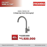 Gambar FRANKE Kitchen Faucet Side Lever Swivel Spout LINA XL SWIVEL SG dari PT Surya Pertiwi Kota Tangerang 3 Tokopedia