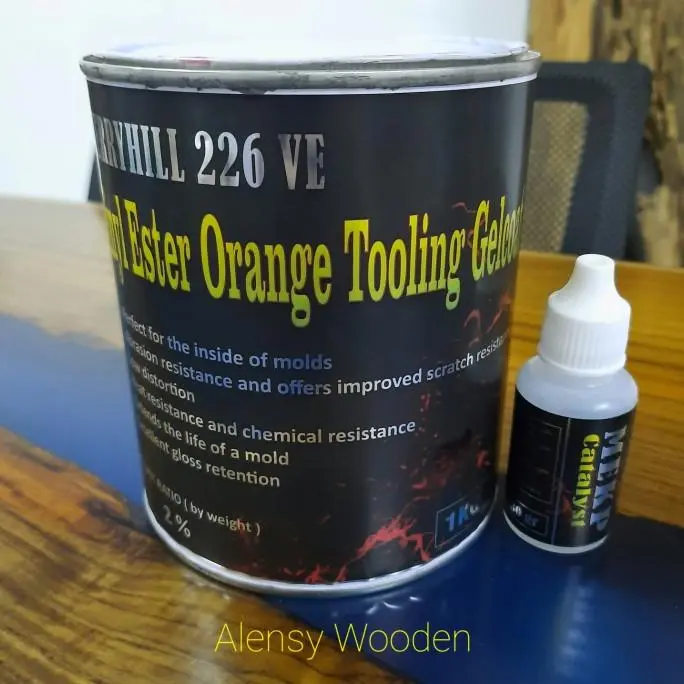 Vinyl Ester Orange Tooling Gelcoat 1 kg untuk pembuatan cetakan