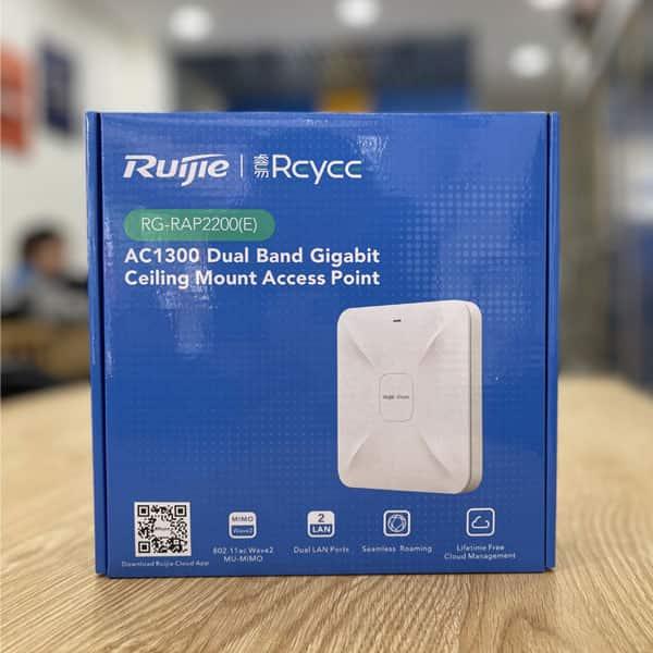 Jual RG-RAP2200E AC1300 Dual Band Ceiling Access Point Rujie_GFO - POE ...