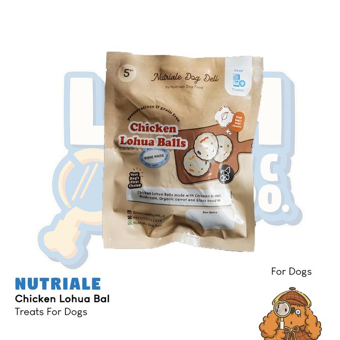 Gambar Nutriale Chicken Lohua Ball Dog Treats dari Lush Pets Co. Kota Administrasi Jakarta Utara Tokopedia
