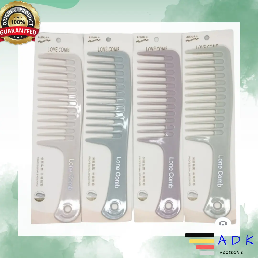 SISIR JARANG BESAR MINISO PREMIUM WARNA LUCU SISIR WANITA MURAH VIRAL