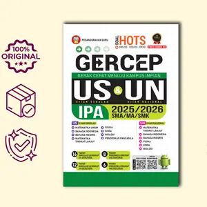 Buku Gercep US & UN (Ujian Sekolah dan Ujian Nasional) IPA SMA Tahun 2025/2026 - Yrama Widya buku  un  sma  2026