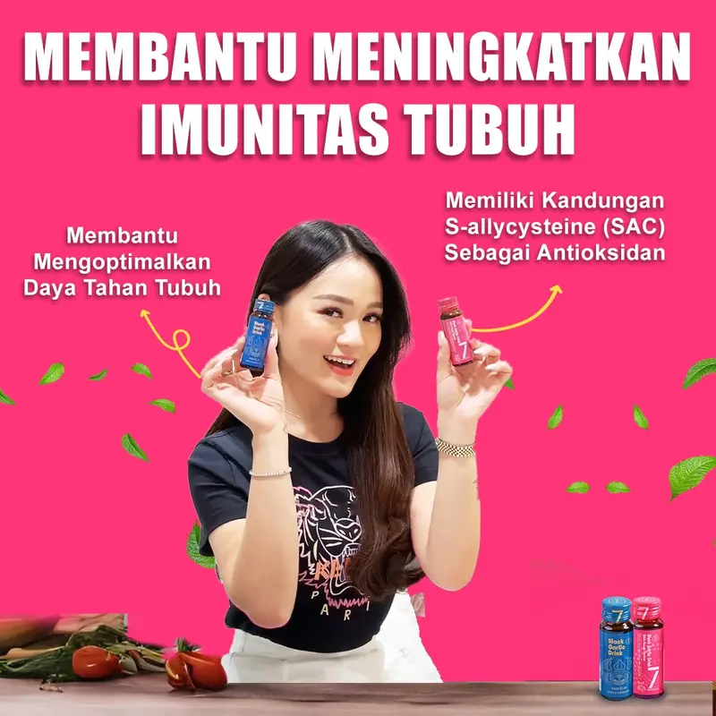 HSD Black Garlic Drink Original & Peach - Minuman Ekstrak Bawang Hitam Bebas Pengawet & BPOM 2