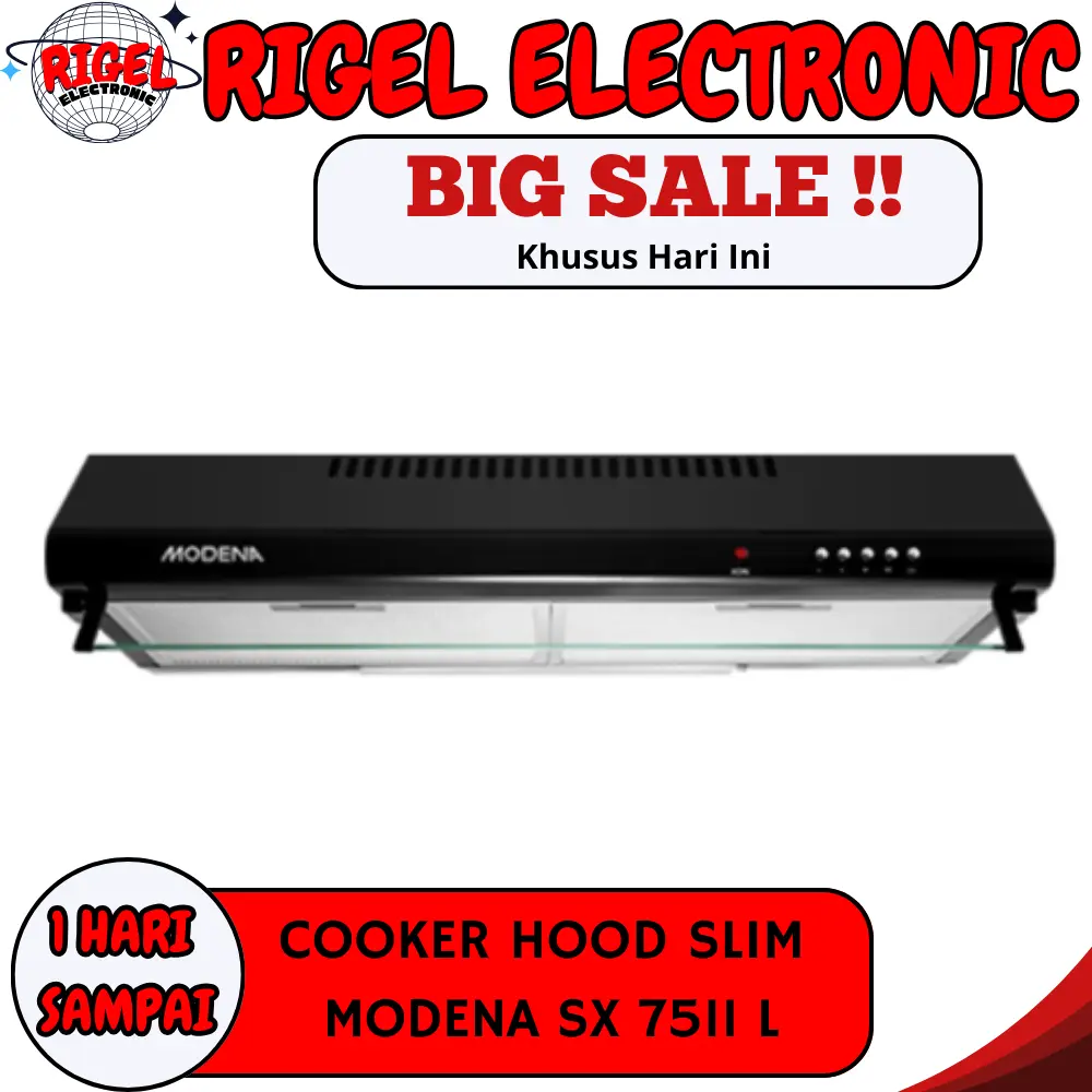 MODENA SX-7511 L COOKER HOOD SLIM FRESCO PENGHISAP ASAP SX7511 L