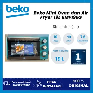 Beko Mini Oven dan Air Fryer 19L BMF19EG, OVEN KECIL