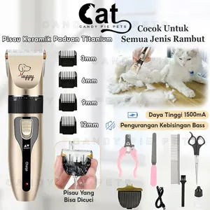 Pencukur Bulu Kucing Alat Cukur Bulu Kucing Anjing Elektrik Pet Clipper Grooming Hewan