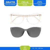 Gambar zonakacamata - Clip On Celia Hazel - Frame Kacamata - Pria/Wanita - Minus/Silinder/Plus dari zonakacamata_NEW Kota Surabaya 1 Tokopedia