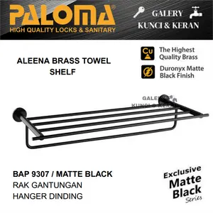 PALOMA BAP 9307 Rak Handuk Baju Gantungan Hanger Dinding Kamar Mandi