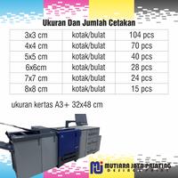 Gambar STIKER LABEL CUSTOM A3+ Vinyl dan Transparan cutting dari mutiara jaya printing Kab. Bekasi 3 Tokopedia
