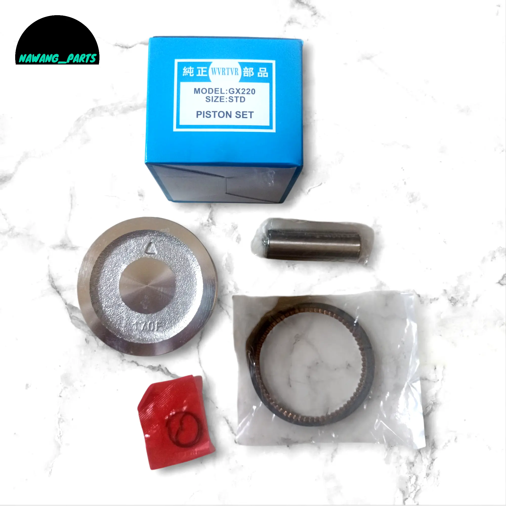 piston assy gx220 seher genset gx220 standart 70mm