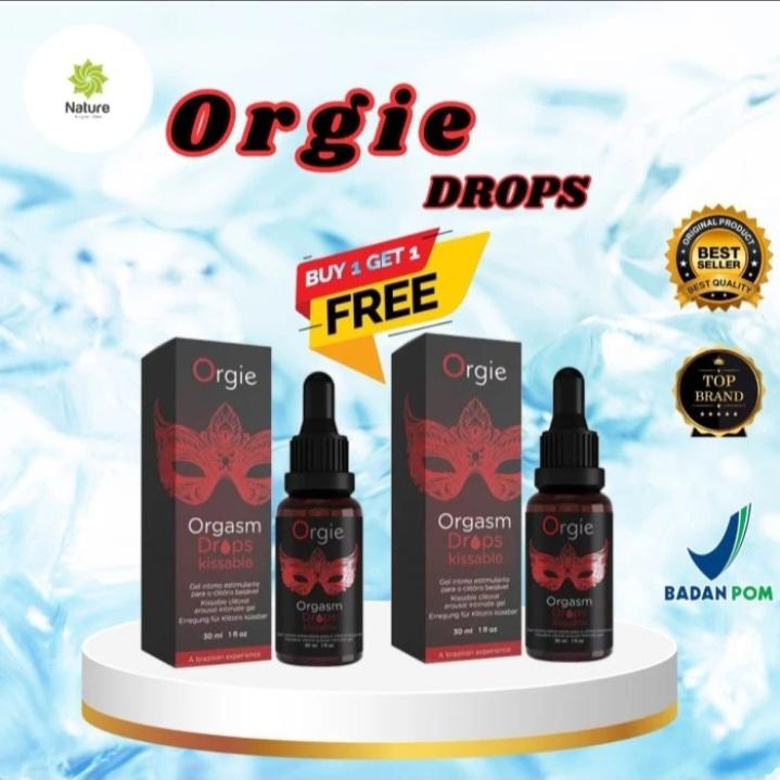 (HOTT PROMO) Orgie Orgasmic Drops || Superior Orgasmic Booster Gel Original Terlaris Laku Keras - 1 botol