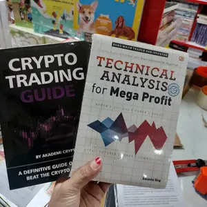 Paket 2 buku crypto trading guide, dan technical analysis for mega profit. langsung dapat 2 buku.