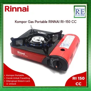 RINNAI RI-150CC Kompor Piknik Portable Gas Stove RI 150 CC + KOPER