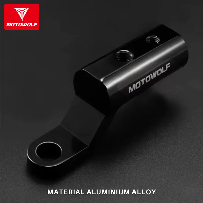 Motowolf Holder Gub P30 Breket Lampu Tembak Bracket Spion Universal 3