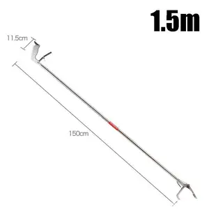 LAGI PROMO 120cm/150cm Tongkat Penjepit Ular Stainless/Alat Penjepit Sampah/Snake Tongs Foldable