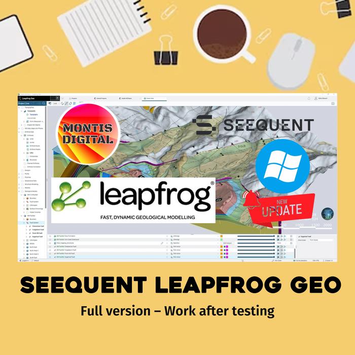 Jual Software Seequent Leapfrog Geo 2023 Full Software 3D Model ...