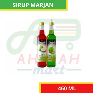 Marjan Sirup Varian Melon & Coco Pandan 460 ml