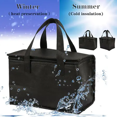 Cooler Tas Pendingin Makanan Minuman Cooler Bag Thermal Insulated Bag 28 x 14 x 17 cm