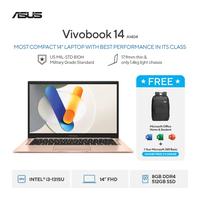 Gambar Asus Vivobook 14 A1404VA VIPS [i3-1315U|RAM 8GB|SSD 512GB|Win11|OHS24+365] - TerraCotta dari megacom.id Kota Administrasi Jakarta Pusat 1 Tokopedia