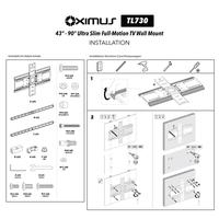 Gambar Bracket Monitor TV 43-90inch OXIMUS TL730 Ultra Slim Full Motion Wall Mount Bracket dari Techno Computer Bali Kota Denpasar 3 Tokopedia