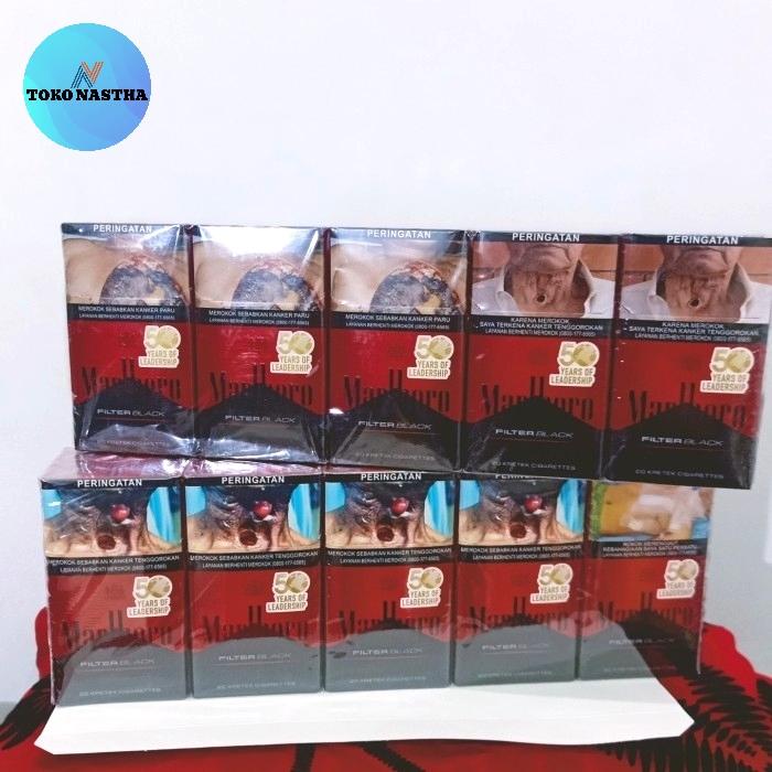 Jual MARLBORO 20 FILTER BLACK 1 SLOP 10 BUNGKUS - Kota Depok