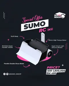 Robot Sumo 500gram - Auto/Remote Kontrol Sumo