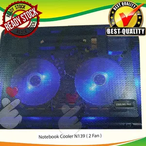 Cooling Pad / Cooling pad Cooler Kipas Laptop 2 Fan