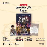 Gambar PRE ORDER - Buku Novel - GAPAPA, AKU KALAH - SANDY WIGUNA - Lovrinz Publishing - Bumifiksi dari BumifiksiJogjakarta Kab. Sleman 1 Tokopedia